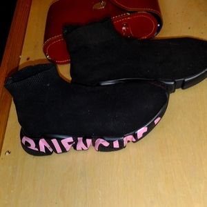 Balenciaga black shoes size 7